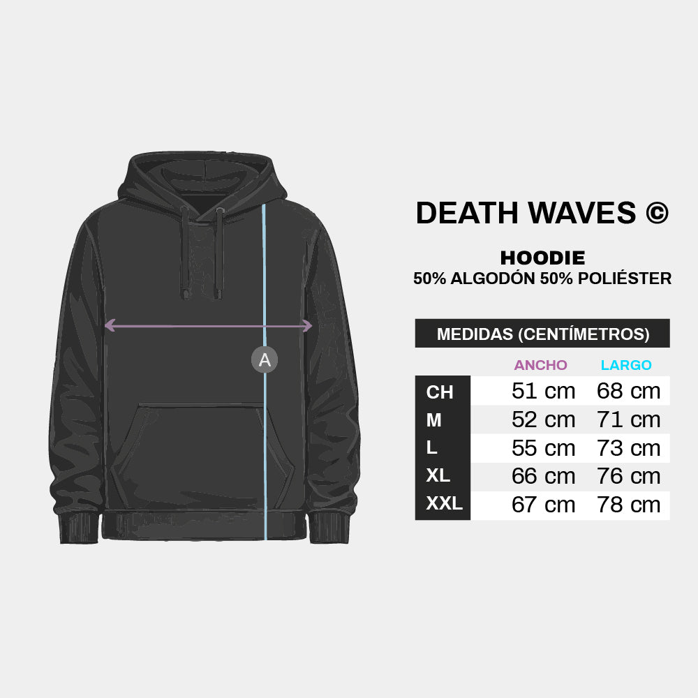 Tabla de medidas Hoodie - Hoodie Bad Omens – Love