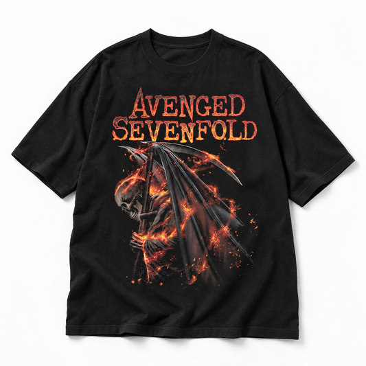 Playera Avenged Sevenfold – Deathbat Fire
