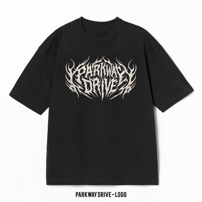 Playera Parkway Drive – Logo, color negro, impresión de logo al frente