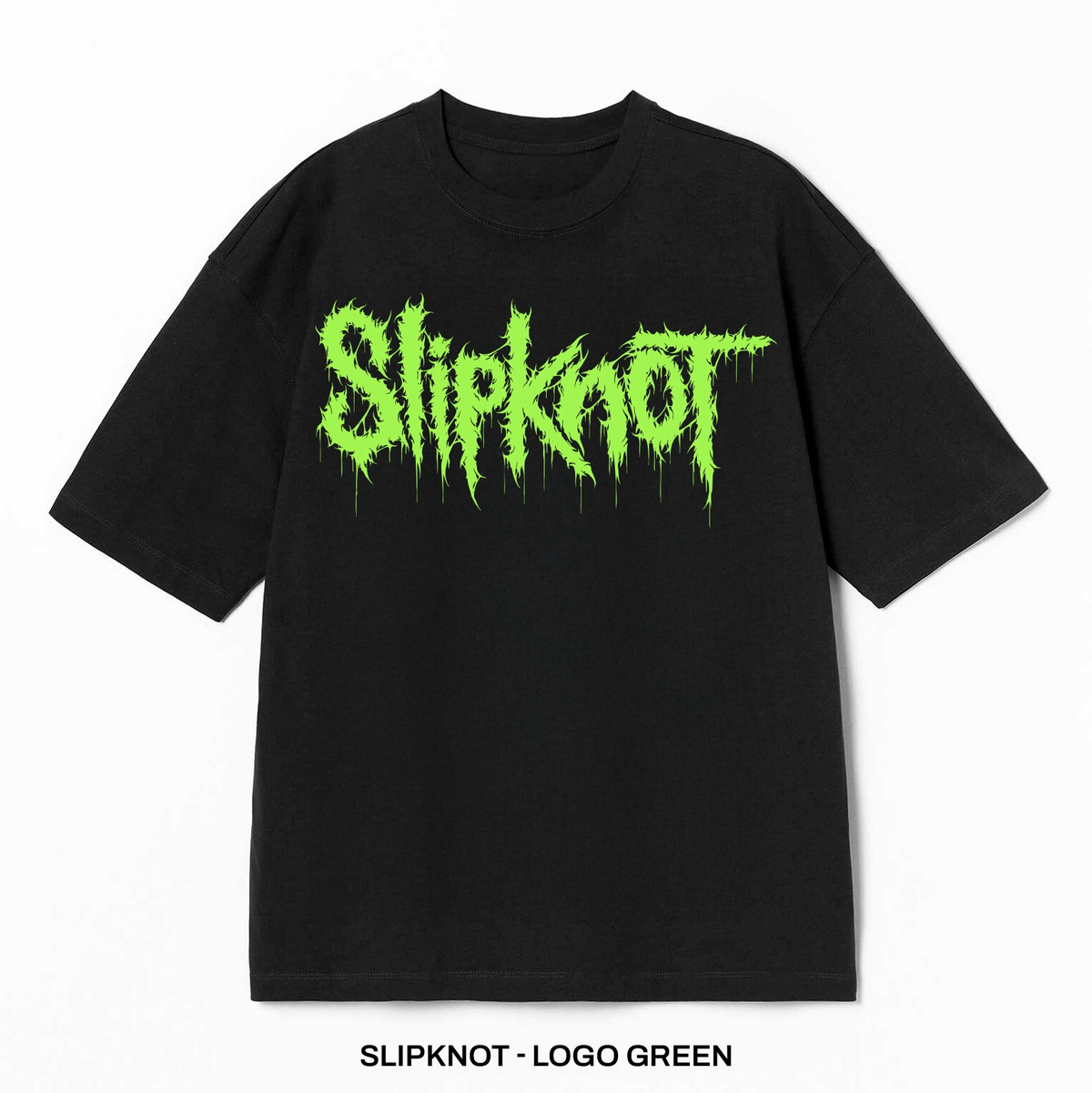 Playera Slipknot – Logo, color negro, impresión de logo al frente