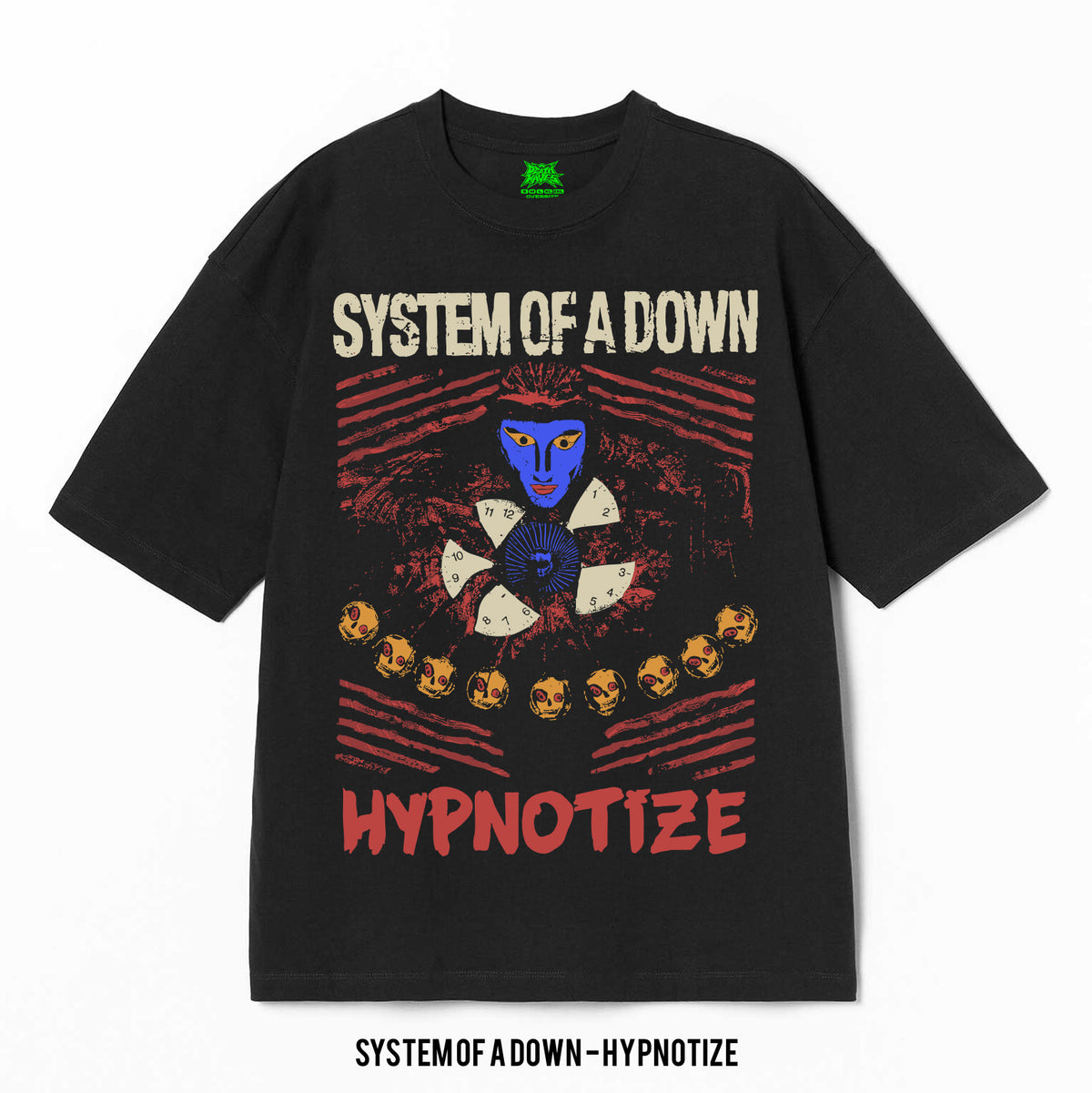 Playera System Of A Down – Hypnotize, color negro, impresión gráfica