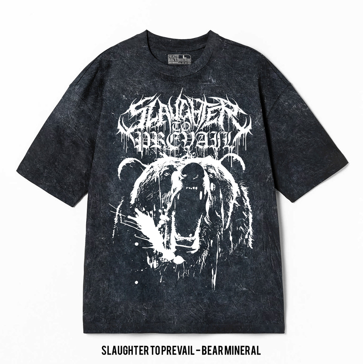 Playera Slaughter To Prevail – Bear, color negro, impresión gráfica