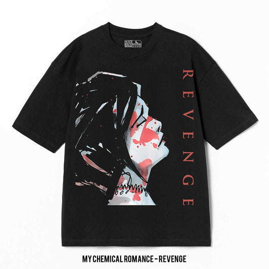 Playera My Chemical Romance – Revenge, color negro, impresión gráfica