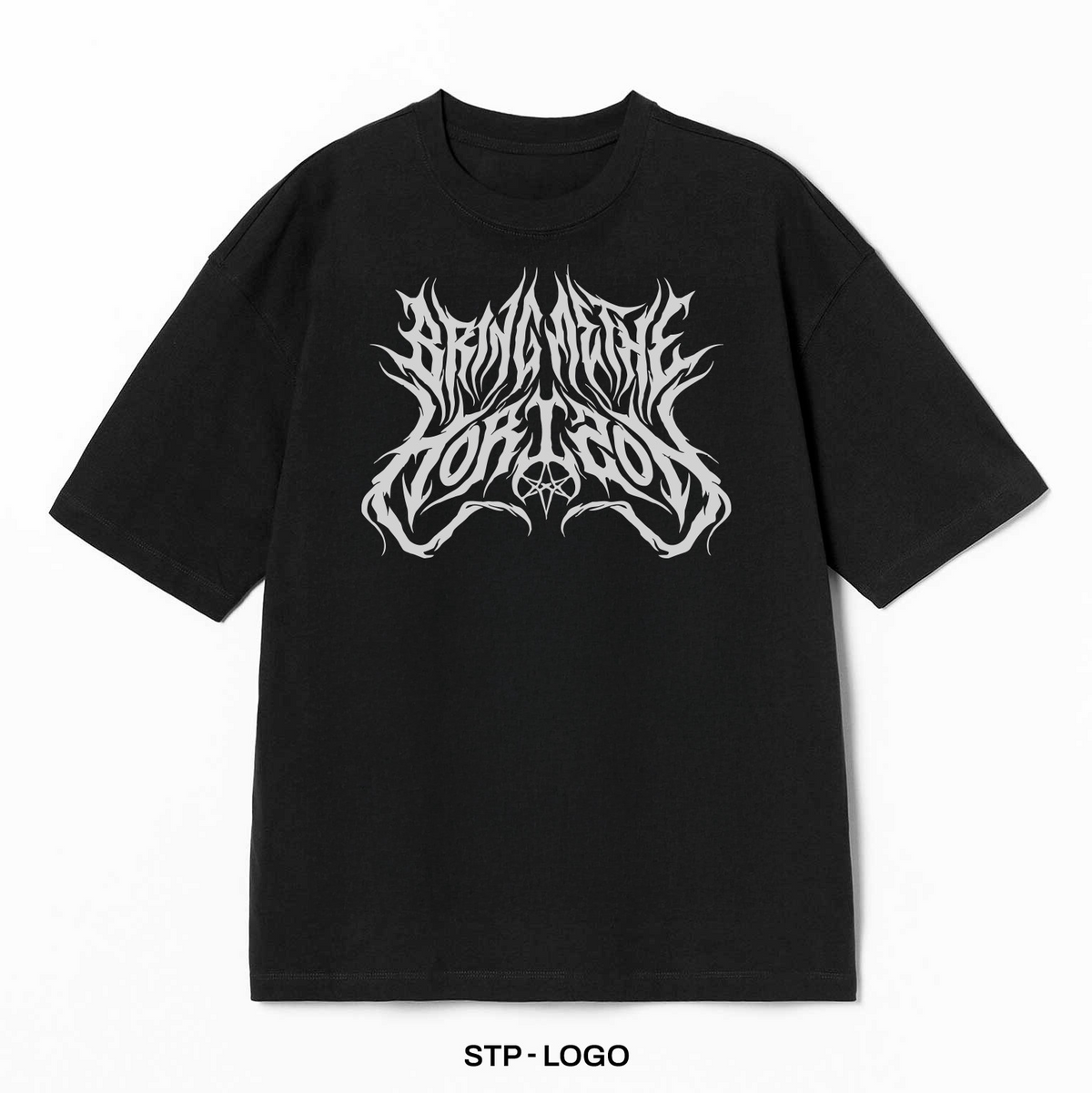 Playera Bring Me The Horizon – Logo, color negro, impresión de logo al frente