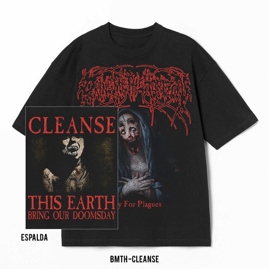 Playera Bring Me The Horizon – Cleanse, color negro, impresión gráfica