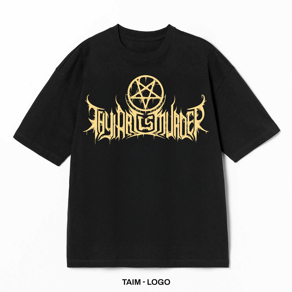 Playera Thy Art Is Murder – Logo, color negro, impresión de logo al frente