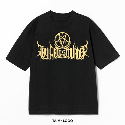 Playera Thy Art Is Murder – Logo, color negro, impresión de logo al frente