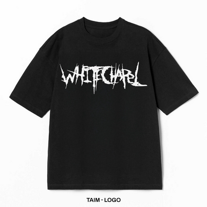 Playera Whitechapel – Logo, color negro, impresión de logo al frente