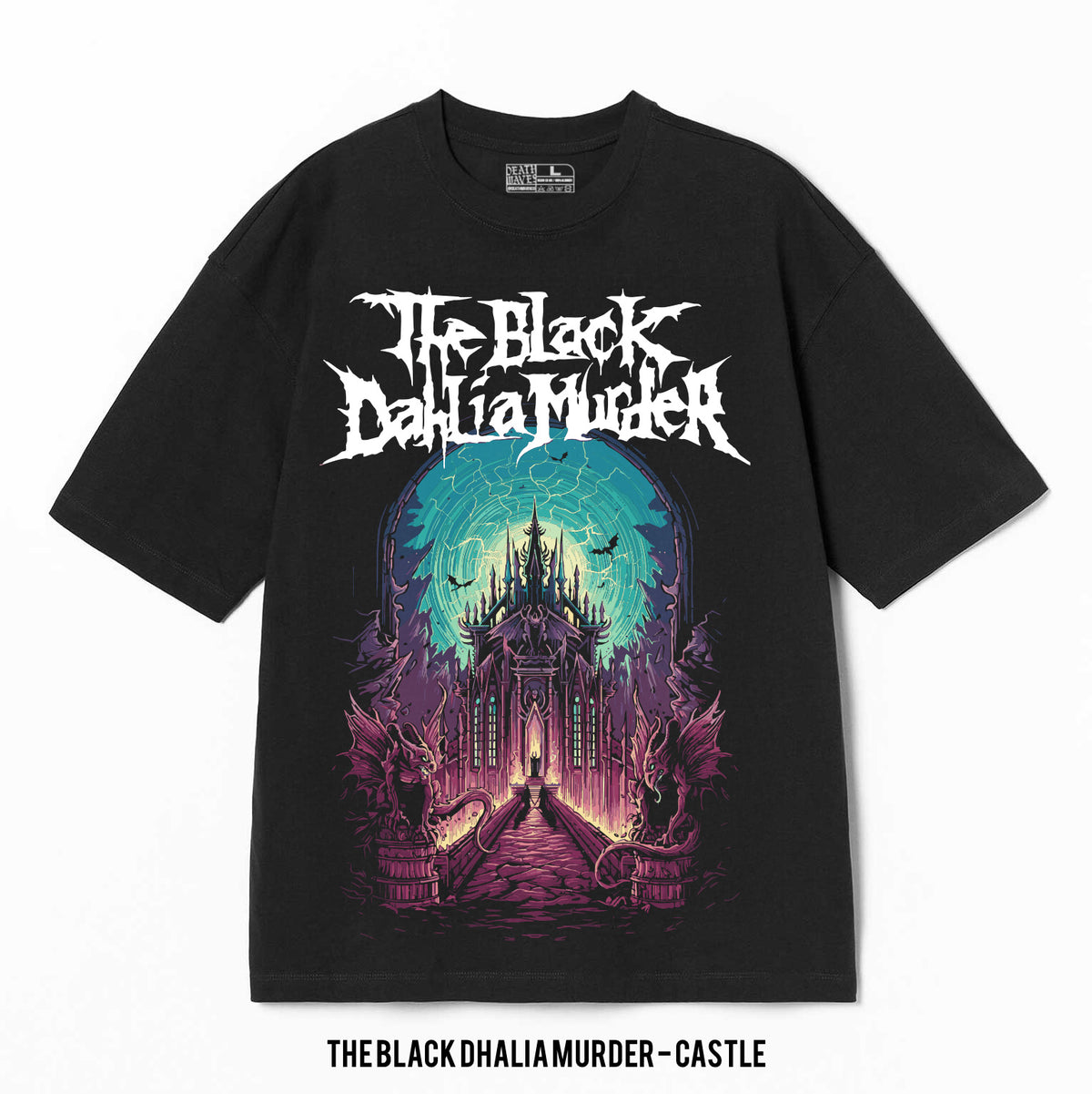 Playera The Black Dahlia Murder – Castle, color negro, impresión gráfica