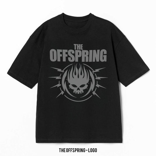 Playera The Offspring – Logo, color negro, impresión gráfica