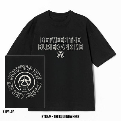 Playera BTBAM – The Blue Nowhere, color negro, pocket y espalda