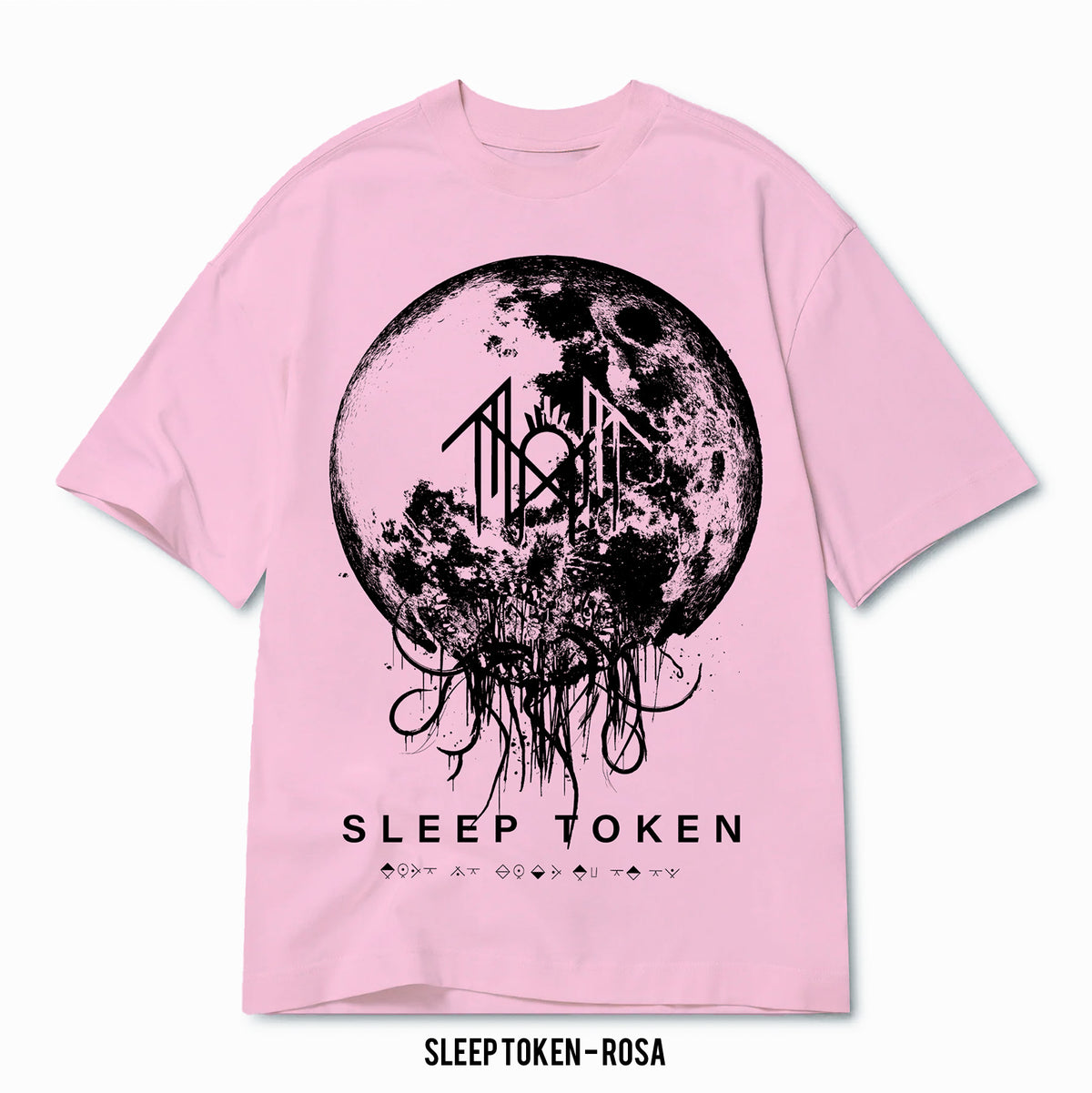 Playera Sleep Token – Rosa, color rosa, impresión gráfica