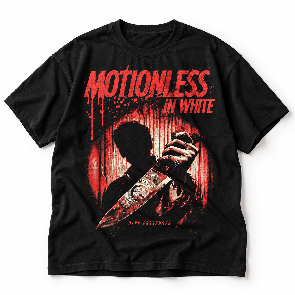 Playera Motionless In White Dark Passenger - frente