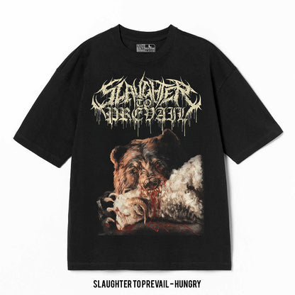 Playera Slaughter To Prevail – Hungry, color negro, impresión gráfica