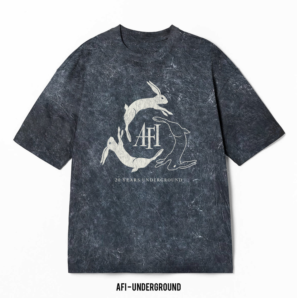 Playera AFI Underground Mineral Wash