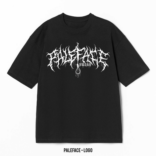 Playera Paleface – Logo, color negro, impresión de logo al frente