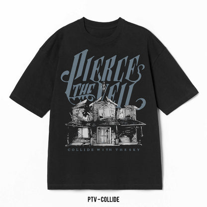 Playera Pierce The Veil – Collide, color negro, impresión gráfica