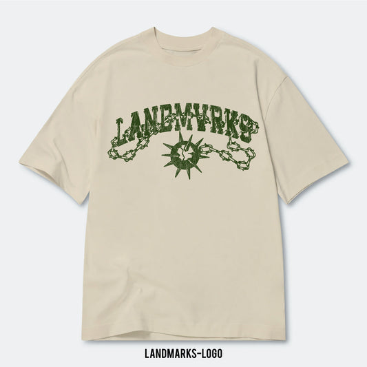 Playera Landmvrks – Logo, color negro, impresión gráfica